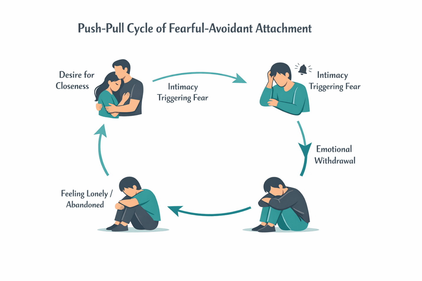 push pull cycle of fearful avoidant attachment push pull cycle of fearful avoidant attachment