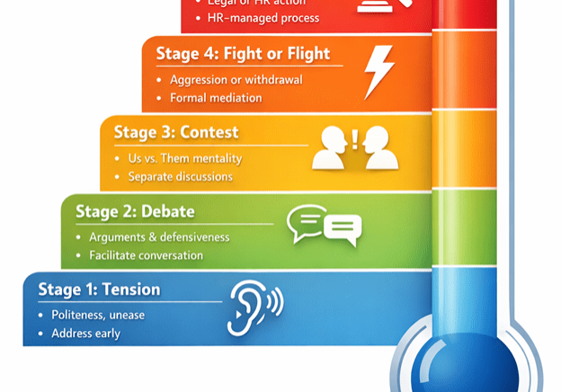 Conflict Escalation Stages Conflict Escalation Stages