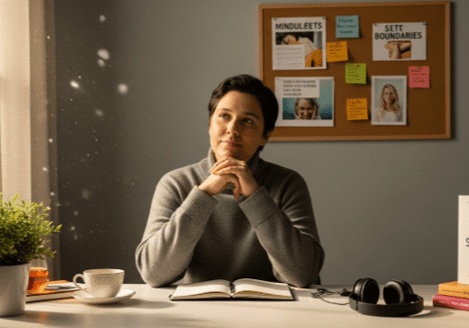 Highly sensitive person using coping strategies Highly sensitive person using coping strategies