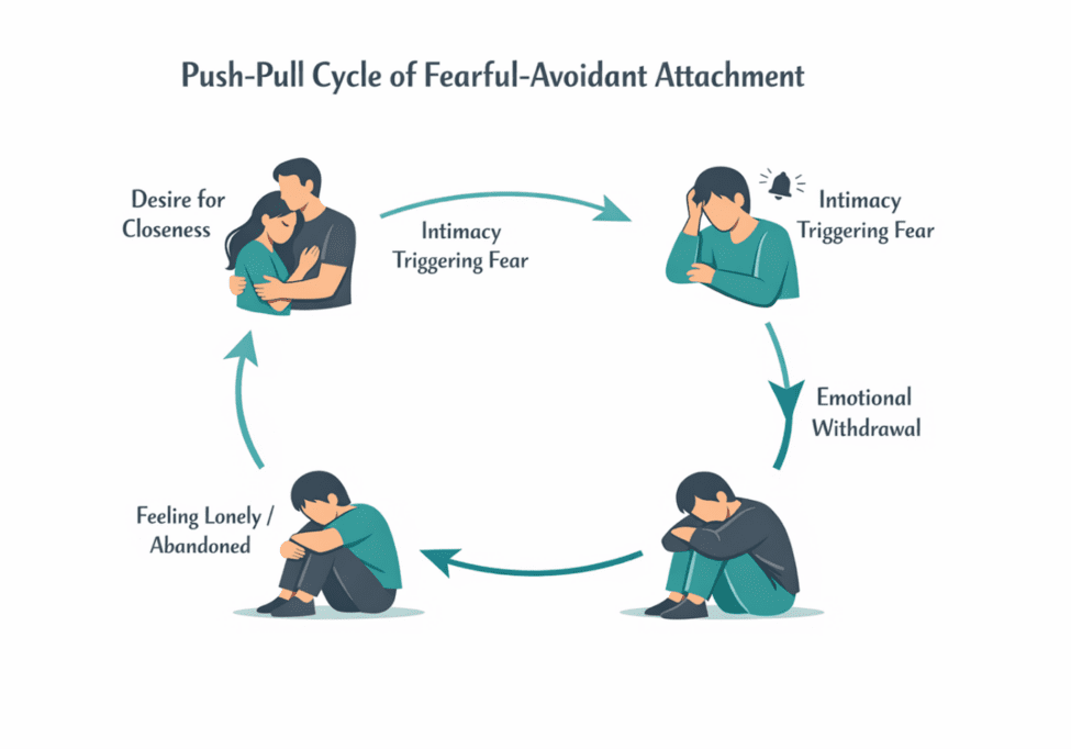 push pull cycle of fearful avoidant attachment push pull cycle of fearful avoidant attachment